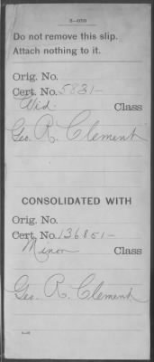 Thumbnail for Company [Blank] > Clement, Geo R (WC5831)