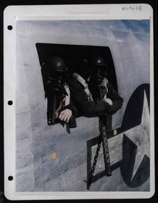 Bomber > Twin Combat Team Sgts. John E. And Don E. Echols In Flying Togs.