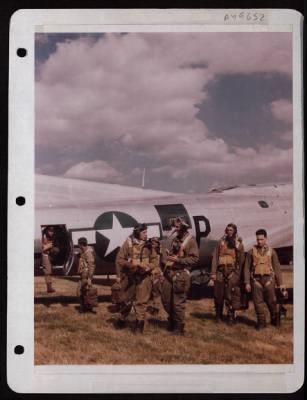 Thumbnail for Bomber > 8Th Af Crew Members Just Returned From A Mission