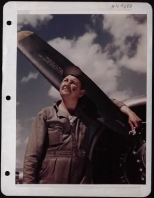 Ground > M/Sgt. Herbert H. Roberts, Rosebud, Texas Is Typical Of The Crew Chiefs Of The Eto. England.