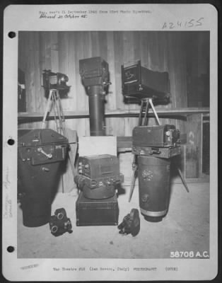 Thumbnail for Consolidated > Camera Repair Shop Of The 23Rd Photo Squadron At San Severo, Italy.  10 Jan. 1944.