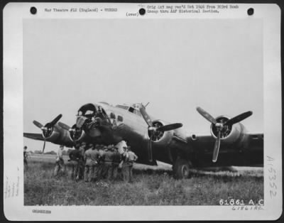 Thumbnail for Consolidated > Crash Landing Of The Boeing B-17 "Flying Fortress" 'Princess Pat' (A/C No. 42-102453).  303Rd Bomb Group, England.  25 July 1944.