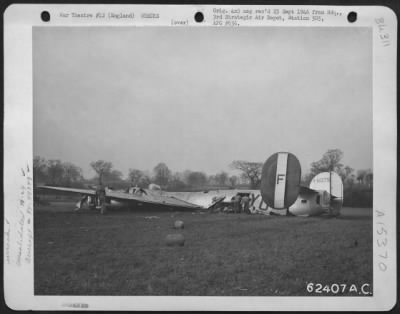 Thumbnail for Consolidated > Consolidated B-24L After Crash Landing Near Ashwellthorpe, Norfolk, England 6 February 1945.  (A/C No. 44-49279).