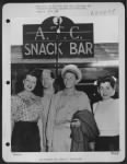 Thumbnail for Farewell To Italy - Pausing Outside The Snack Bar At The Naples, Italy, Airfield Of The European Division, Air Transport Command, Frank Sinatra And His Uso Troupe Are Shown Just Before Departing For The United States After A Brief Tour To Entertain The Tr - Page 1