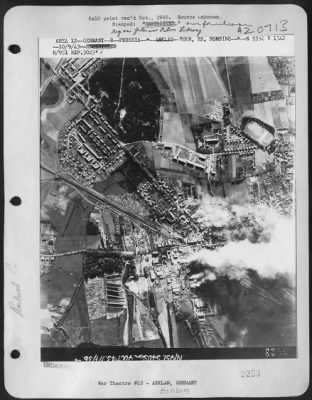 Consolidated > Bombing At Anklam Germany 10-9-43.