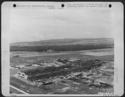 Consolidated > Bomb Damaged Tank And Submarine Plant At Aschaffenburg, Germany, Resulting From Allied Air Attacks.