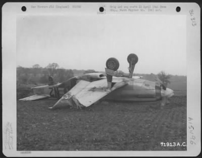 Thumbnail for Consolidated > The North American P-51 (A/C 44-14279) Of The 364Th Fighter Group, 67Th Fighter Wing, Crashed At Its 8Th Air Force Station F-375, Honnington, England.  26 November 1944.