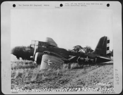 Thumbnail for Consolidated > Douglas A-20 'Margaret Marie' (A/C No. 39670) Of The 410Th Bomb Group Crash-Landed At A 9Th Air Force Base In England.  15 July 1944.