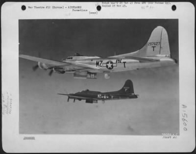 Consolidated > Pff Planes Such As These Flying High Above German Targets Were Able To See Covered Objectives Thousands Of Feet Below Mirrored As Small Clusters Of Light In The Screen Of The Mickey Instrument Which They Carried.  The Revolving Micro-Wave Antenna Which Se