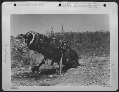 Thumbnail for Consolidated > Trapped In Revetment, This Me-109 In Italy Was Smashed By Maaf Bombers.