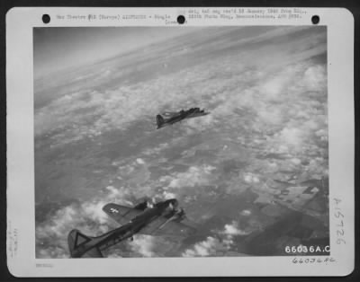 Thumbnail for Consolidated > Boeing B-17 Flying Fortress, 381St Bomb Group, En Route To Bomb Targets In Enemy-Held Territory In Europe.