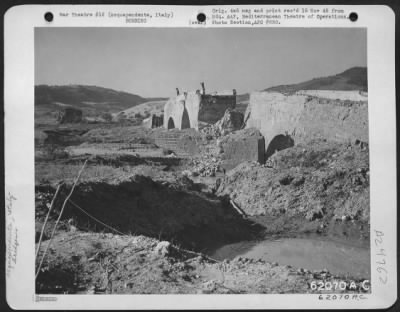 Thumbnail for Consolidated > Bomb Damage To A Road Bridge Near Acquapendente, Italy.