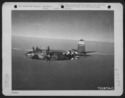 Consolidated > The Martin B-26 'The Yankee Guerrilla' Of The 386Th Bomb Group Wings Its Way Towards The Target Of The Day - An Enemy Installation Somewhere In Europe - On 1 June 1945.