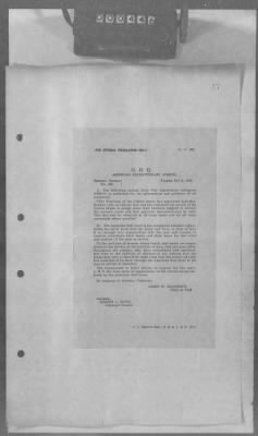 Thumbnail for A: Early History and General Organization of the AEF Air Service > 10: General Orders and Bulletins of GHQ, Line of Communications, Service of the Rear, and SOS, 1917-19