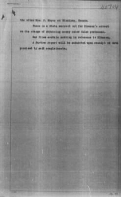 Thumbnail for Miscellaneous Files, 1909-21 > Herman J. Blumson (#40704)