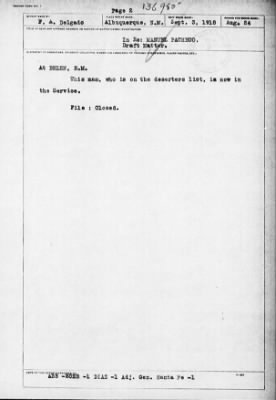 Old German Files, 1909-21 > Manuel Pacheco (#8000-136985)