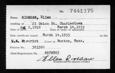 Thumbnail for 1955 > RIORDAN, Ellen