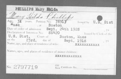 Thumbnail for 1928 > PHILLIPS Mary Hilda