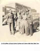 Frank G. Adams and Crew at Dalhart, TX 1943