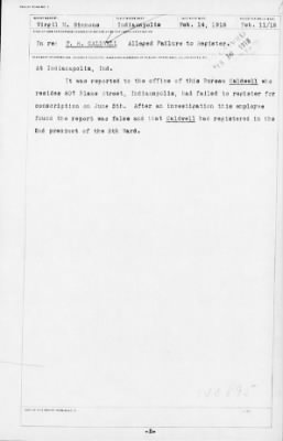 Old German Files, 1909-21 > T. R. Caldwell (#140895)