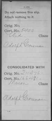 Thumbnail for Company [Blank] > Grossman, Adolph (WC5453)