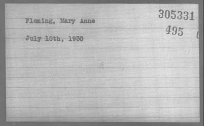 Thumbnail for Fleming > Fleming, Mary Anne