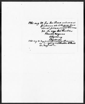 Thumbnail for General Records > Records Relating to Slaves, St. Croix, 1762-85