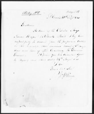 Thumbnail for General Records > Records Concerning Slaves, 1840-41