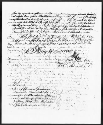 Thumbnail for General Records > Records Concerning Slaves, 1840-41