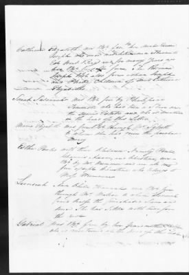 Thumbnail for General Records > Records Concerning Slaves, 1840-41