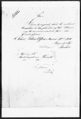 Thumbnail for General Records > Records Concerning Slaves, 1840-41