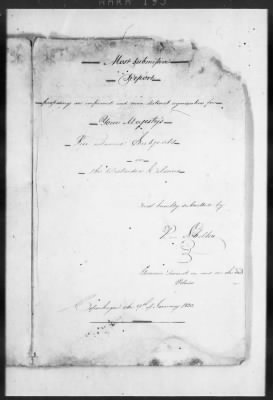 Thumbnail for General Records > Papers Concerning The Plan For The Organizaiton Of The Free Blacks, 1830-31