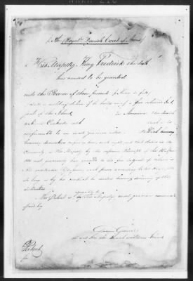 Thumbnail for General Records > Papers Concerning The Plan For The Organizaiton Of The Free Blacks, 1830-31