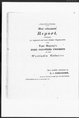 Thumbnail for General Records > Letters Received By The Governor In Which The Planters Express Their Views On Gradual Emancipation, 1840