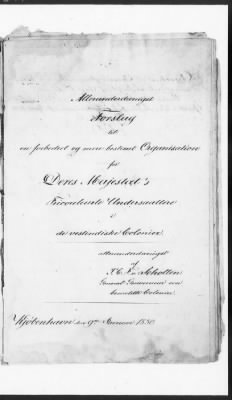 Thumbnail for General Records > Letters Received By The Governor In Which The Planters Express Their Views On Gradual Emancipation, 1840