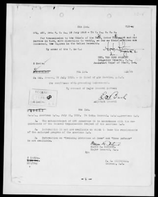 American Section > Correspondence and reports relating to the Allied Munitions Program