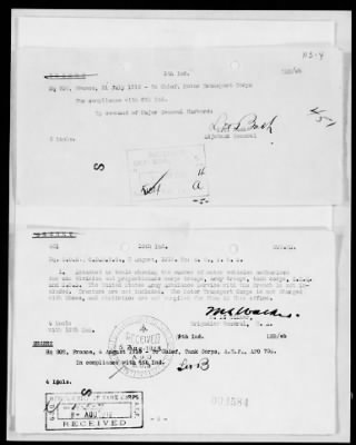 Thumbnail for American Section > Correspondence and reports relating to the Allied Munitions Program