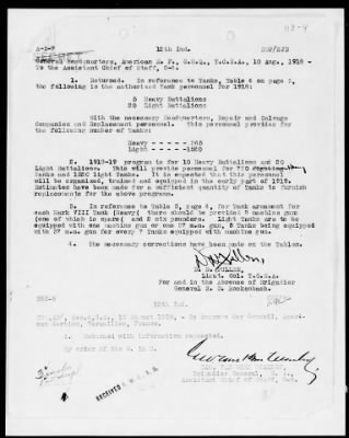 American Section > Correspondence and reports relating to the Allied Munitions Program