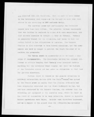 American Section > Correspondence and reports on conditions in Austria-Hungary