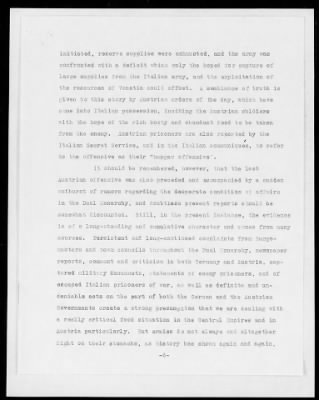 American Section > Correspondence and reports on conditions in Austria-Hungary