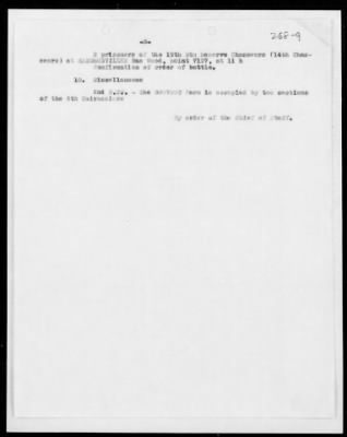 American Section > Daily operations reports of the II Colonial Corps, French Army