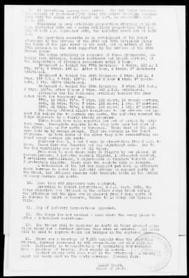 American Section > Daily operations reports of the I Corps