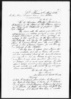 Thumbnail for General Records > Records Concerning Slavery And Emancipation, 1815-58(2 Folders)