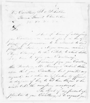 Thumbnail for General Records > Records Concerning Slavery And Emancipation, 1815-58(2 Folders)