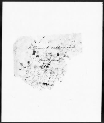 Thumbnail for General Records > Miscellaneous Records Of The Governor General, Ca. 1848