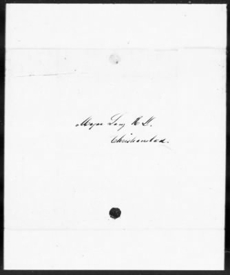 Thumbnail for General Records > Miscellaneous Records Of The Governor General, Ca. 1848