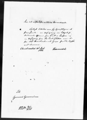 Thumbnail for General Records > Miscellaneous Records Of The Governor General, Ca. 1848