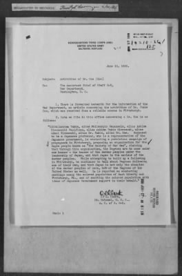 Thumbnail for 251-300 > 261 - Capt. Hitchcock IO-NOL to MID. Re: Letter from Marcus Garvey, President of Universal Negro Improvement, Assn., NY