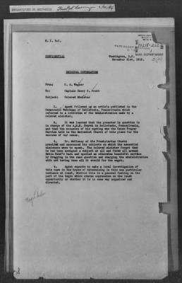 Thumbnail for 251-300 > 262 - K.A. Wagner to Capt. Henry G. Pratt. Re: Article published in Democratic Watchman of Bellefonte, PA.