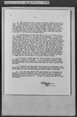 251-300 > 265 - W.G. Low to MID. Re: AJ Hammond, dissatisfaction among colored soldiers